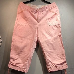 Ladies Capris with Cinch Ties